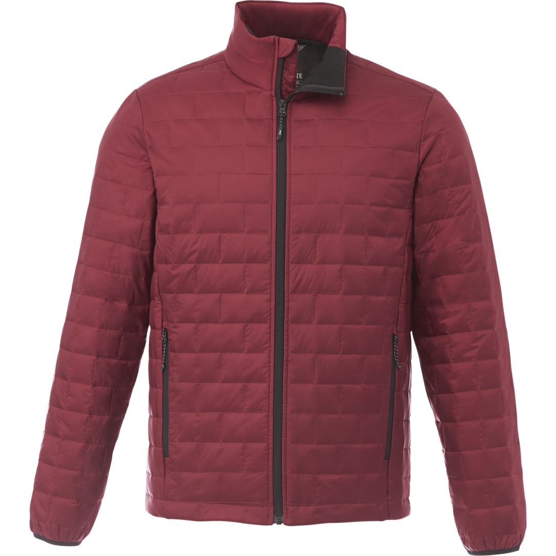 Front View of Red Men's TELLURIDE Packable Insulated Jacket  - S