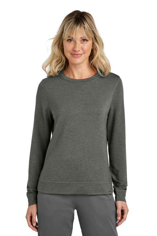 SanMar TM1LD003_darkgreyheather_model_front.jpg