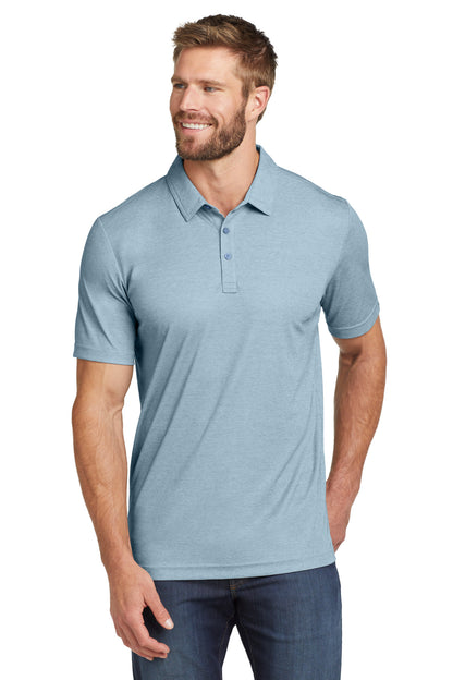 Front View of AllureHthr TravisMathew Oceanside Heather Polo. TM1MU412  - S