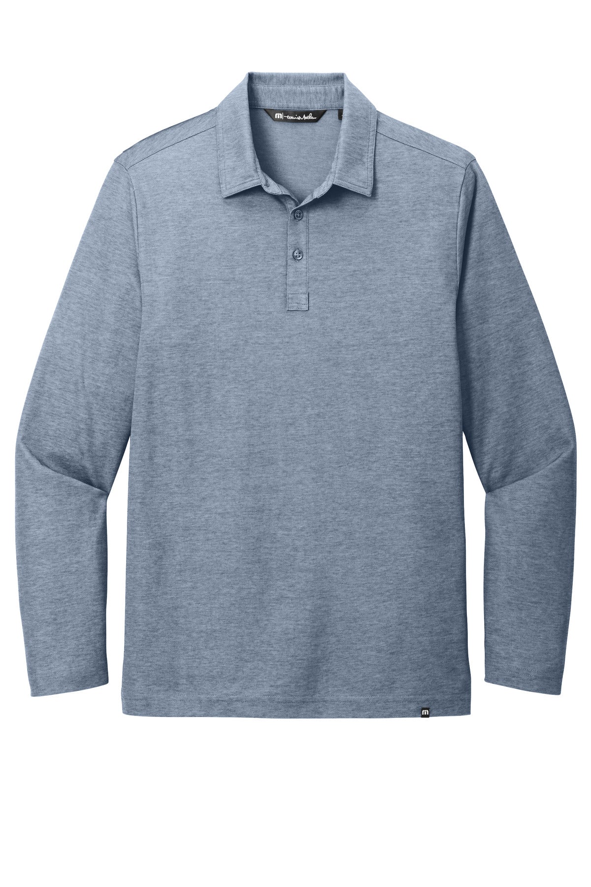 TravisMathew Oceanside Heather Long Sleeve Polo TM1MZ343