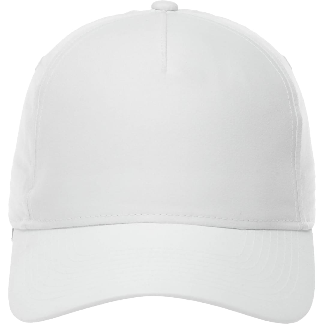 Front View of White Unisex DOMINATE Ballcap