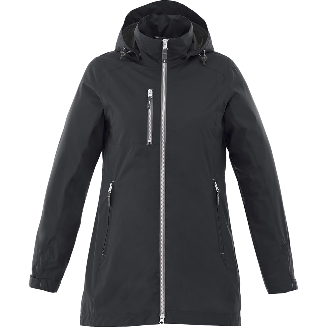 Front View of Blue Women's Ansel Jacket  - XS