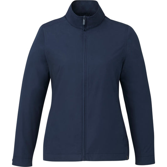 Front View of Blue FOSTER Eco Jacket - Women's  - XS