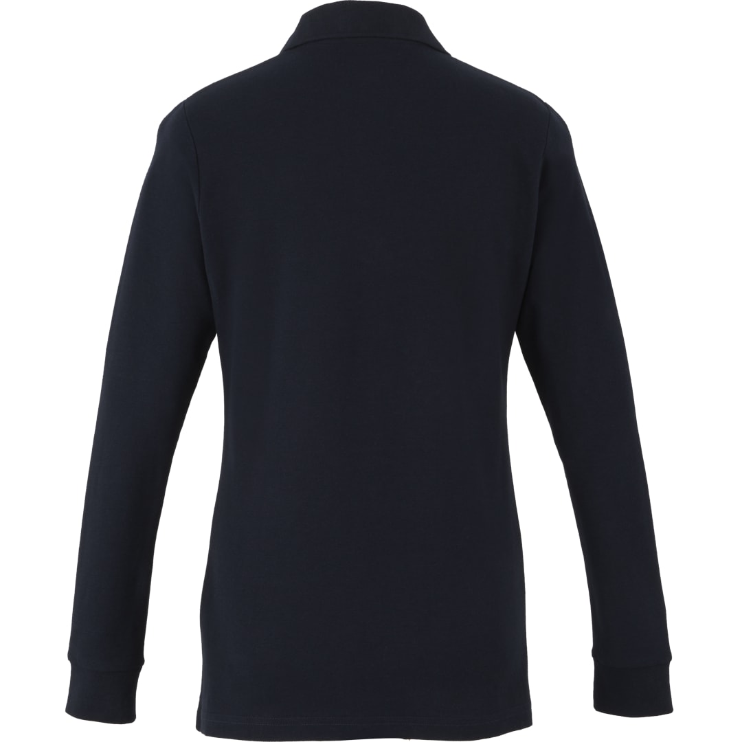 PALO Long Sleeve 100% Cotton Pique Polo - Women's