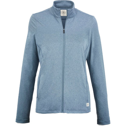 Front View of Blue Greatness Wins Core Tech Full Zip - Women's  - XS