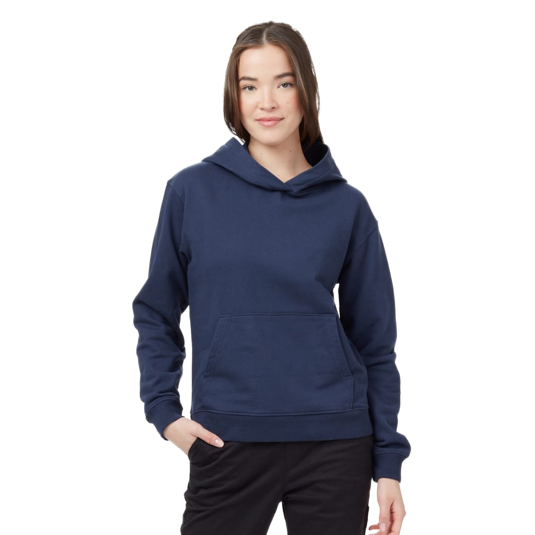 Front View of Blue tentree Organic Cotton Classic Hoodie - Women's  - XS