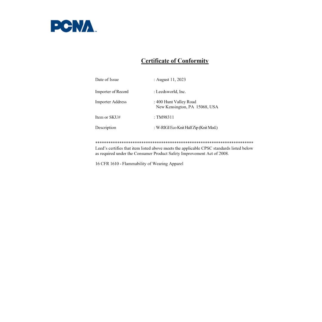 Women's RIGI Eco Knit Half Zip