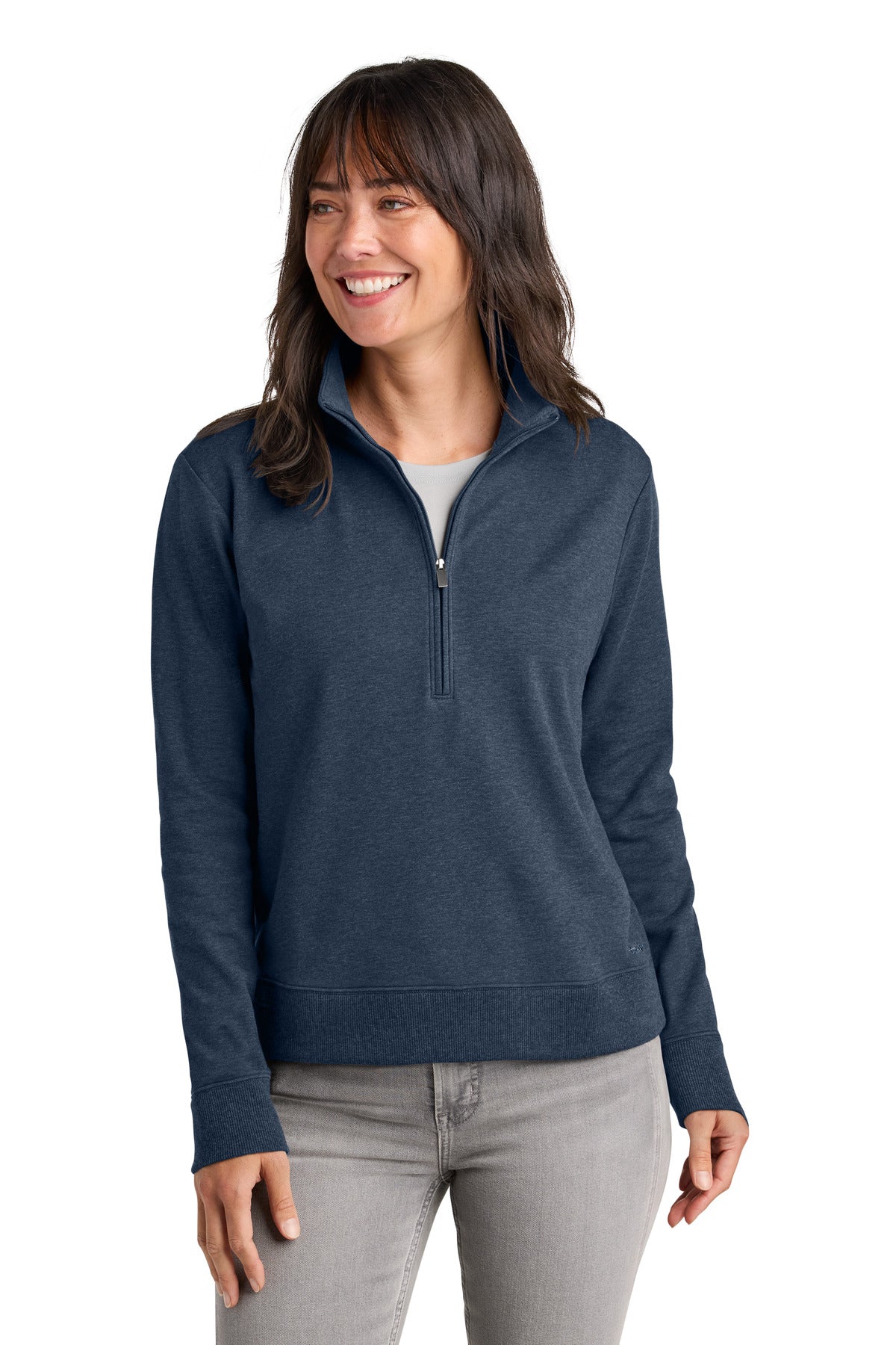SanMar TMA41428_blueheather_model_front.jpg