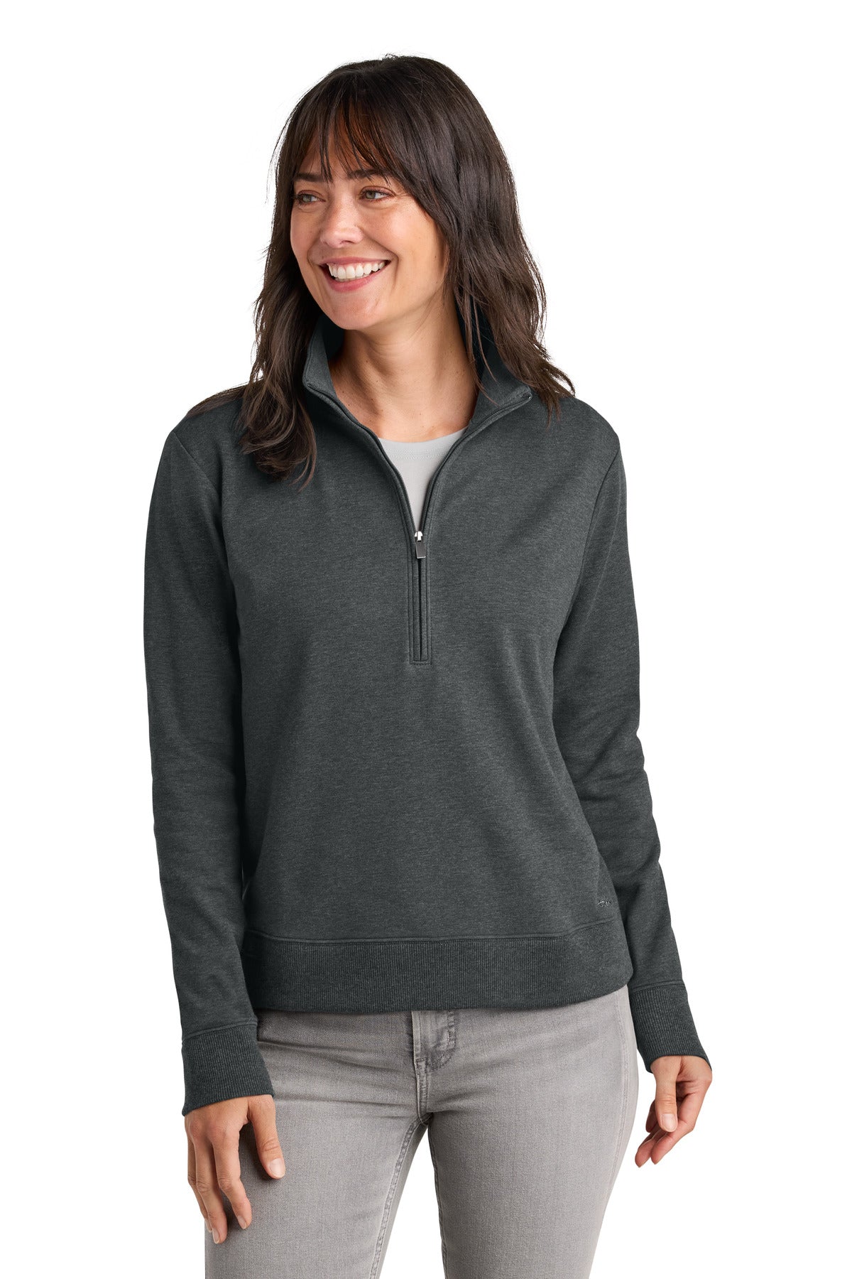 SanMar TMA41428_darkgreyheather_model_front.jpg