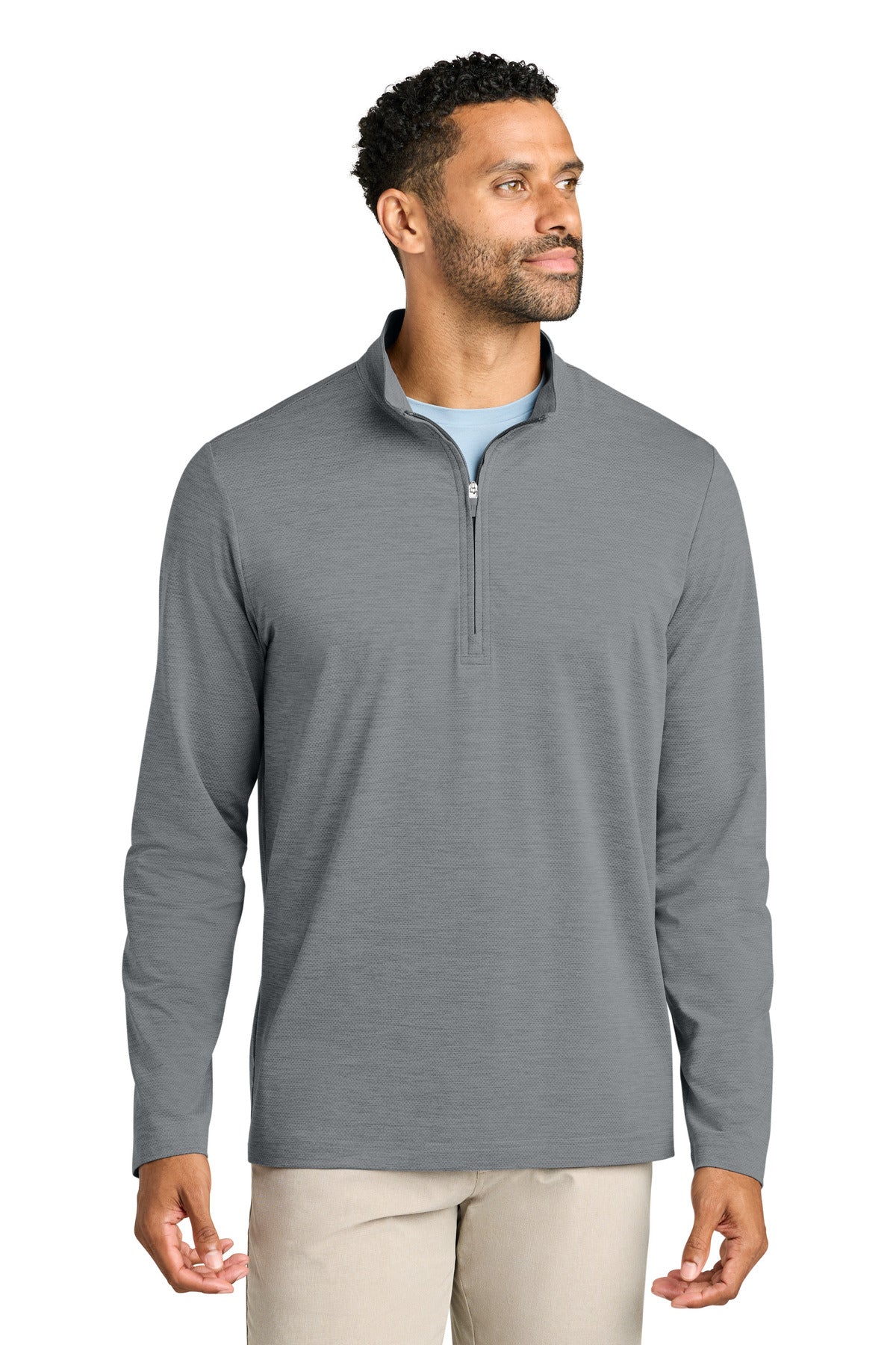 SanMar TMA42775_quietshadegreyheather_model_front.jpg