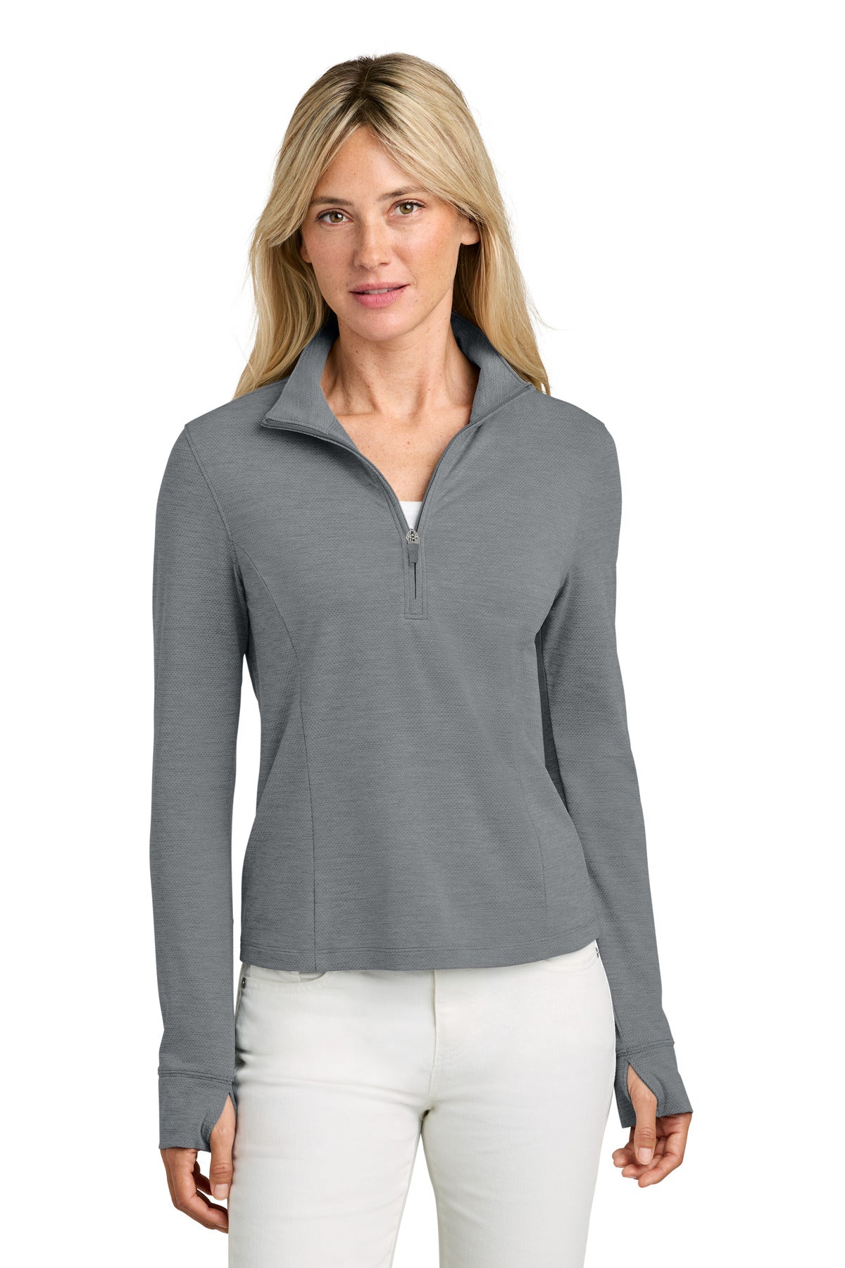 SanMar TMA42778_quietshadegreyheather_model_front.jpg