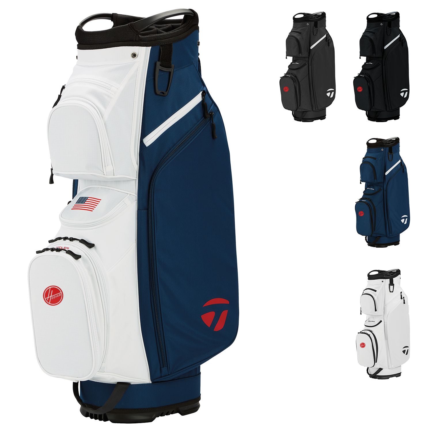 Black TaylorMade Cart Lite Golf Bag