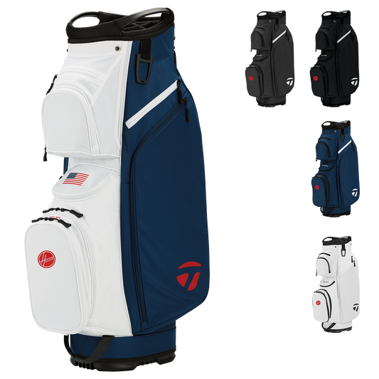 Black TaylorMade Cart Lite Golf Bag