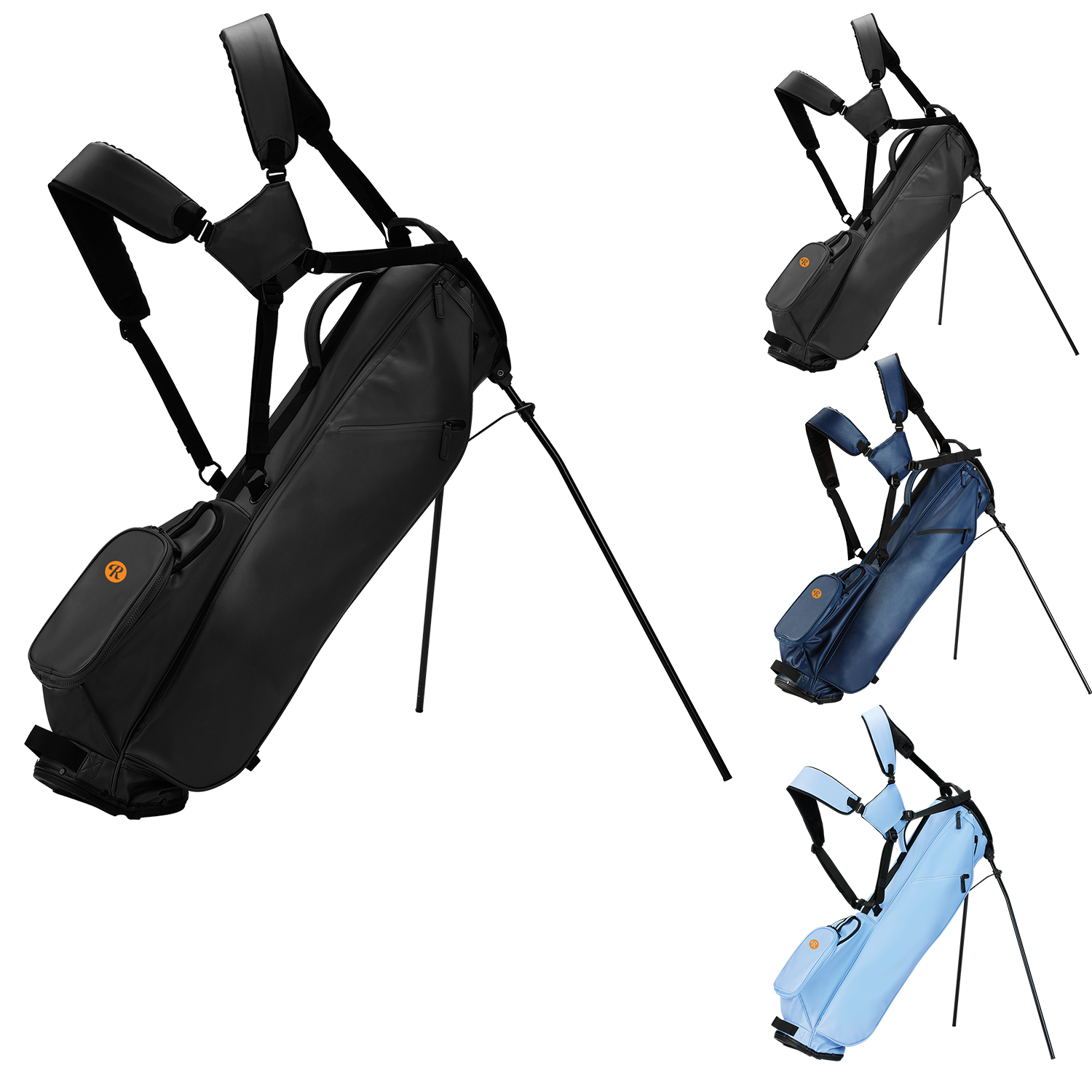Black TaylorMade Flextech Carry Premium Golf Bag