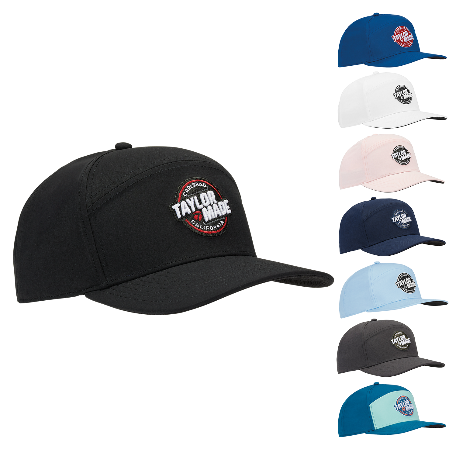 Black TaylorMade Lifestyle Horizon Snapback Cap