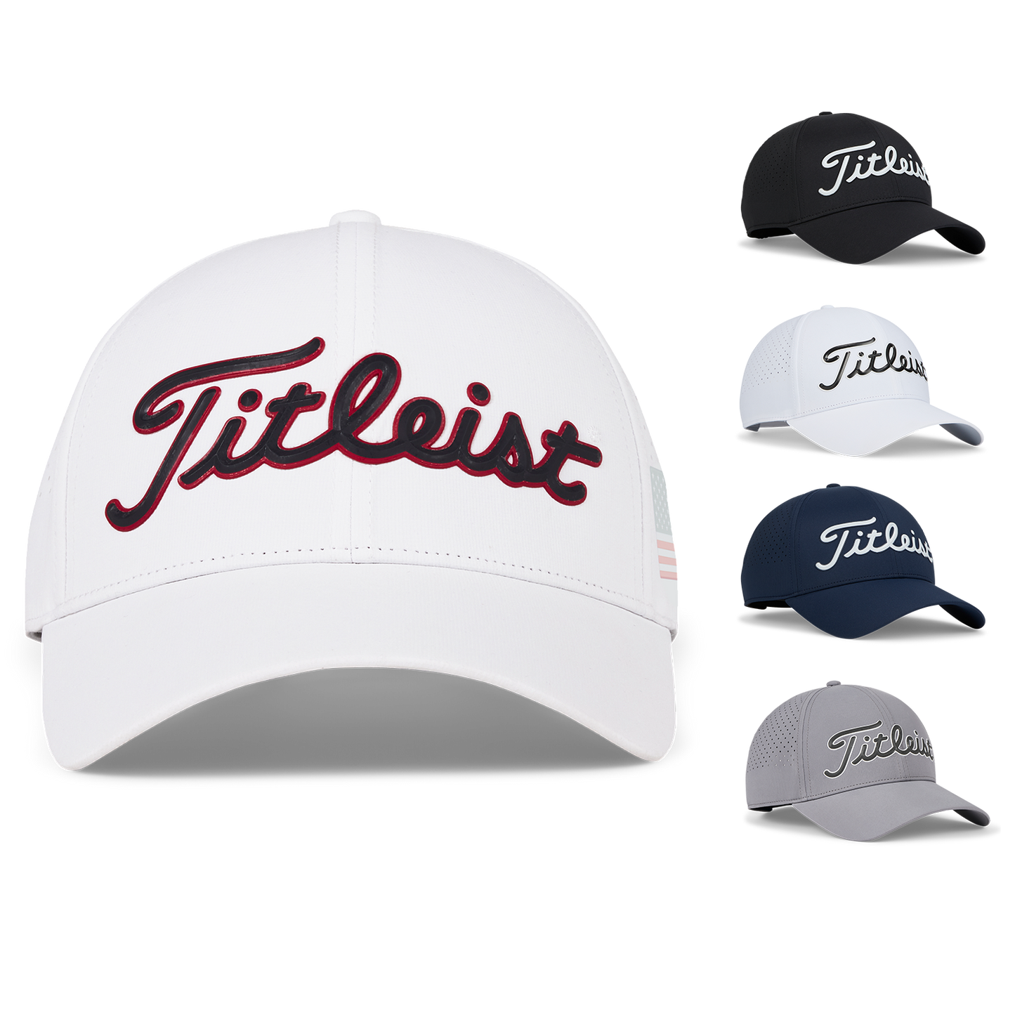 Black Black Titleist Players Tech Cap