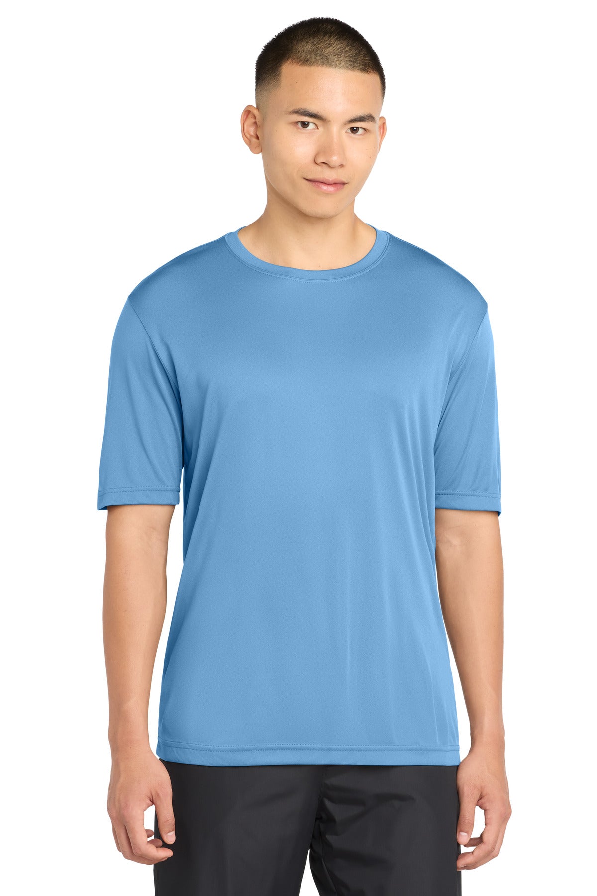 SanMar TST350_carolinablue_model_front.jpg