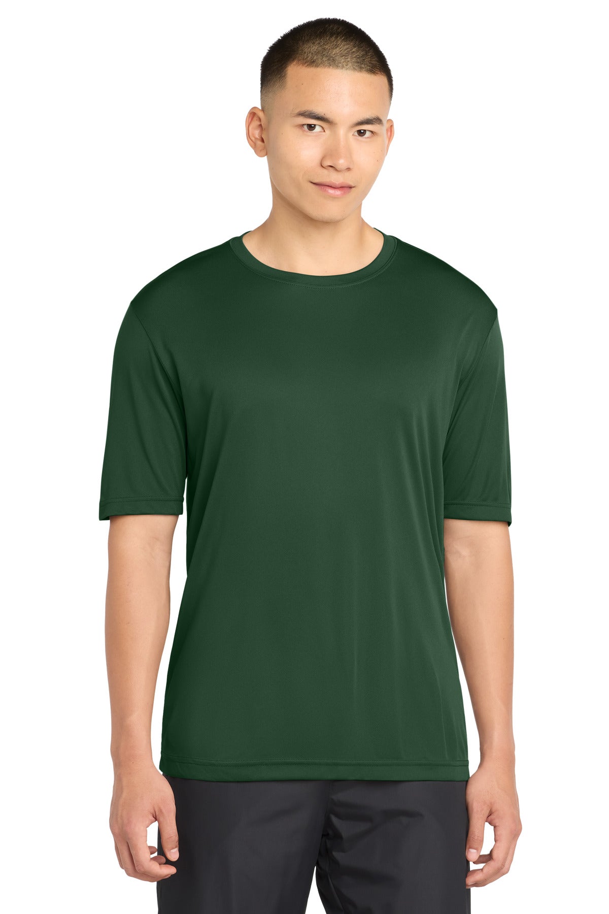 SanMar TST350_forestgreen_model_front.jpg