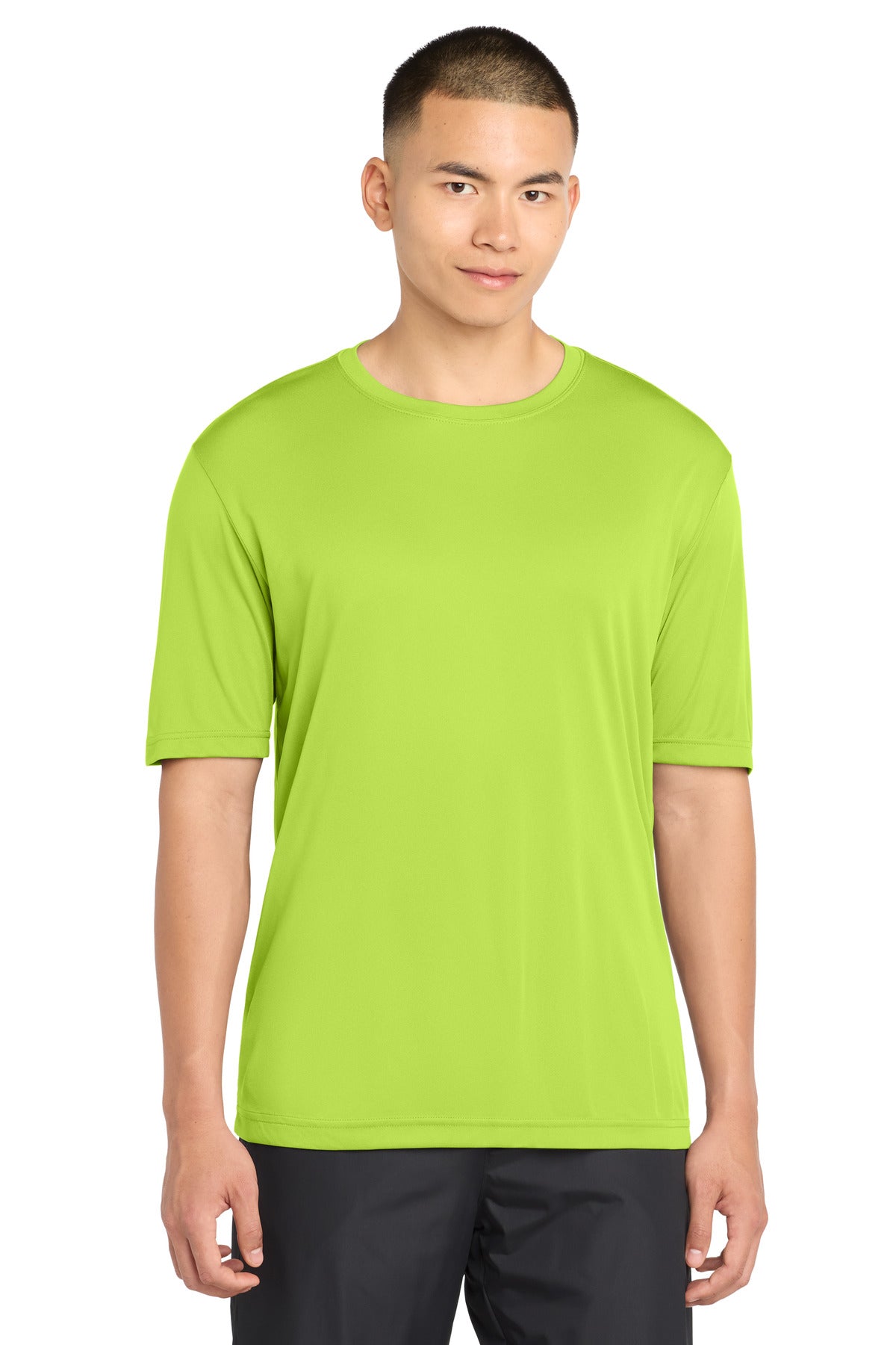 SanMar TST350_limeshock_model_front.jpg