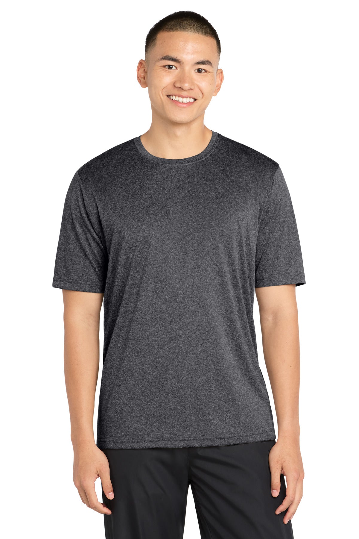 SanMar TST360_graphiteheather_model_front.jpg