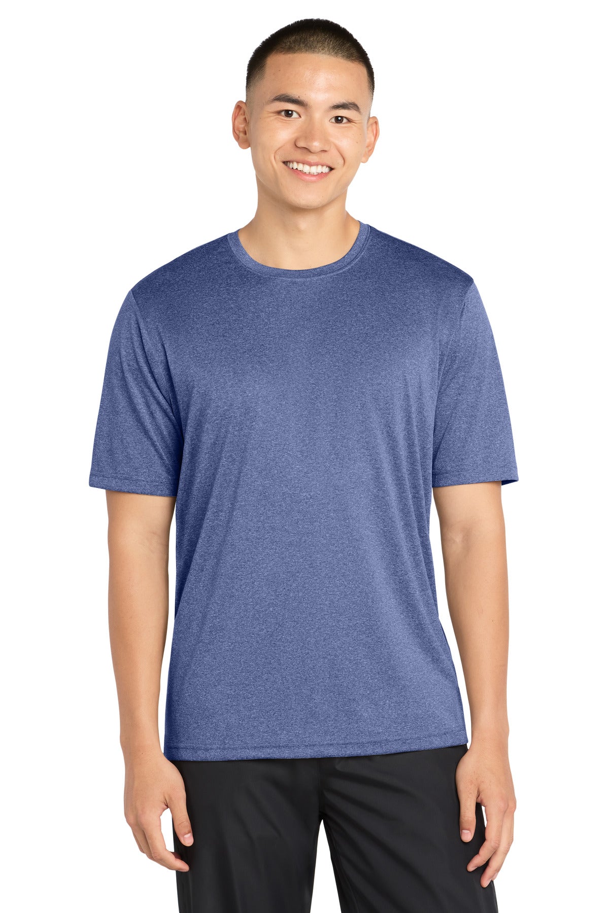 SanMar TST360_trueroyalheather_model_front.jpg