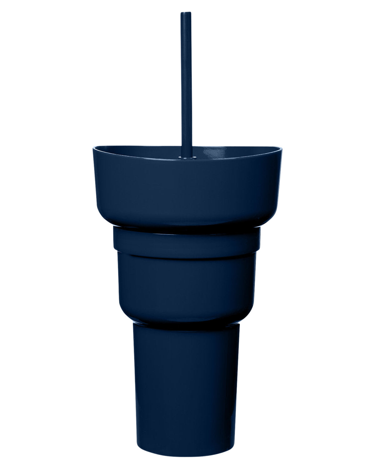1L Recycled PP Stadium Tumbler with Snack Bowl