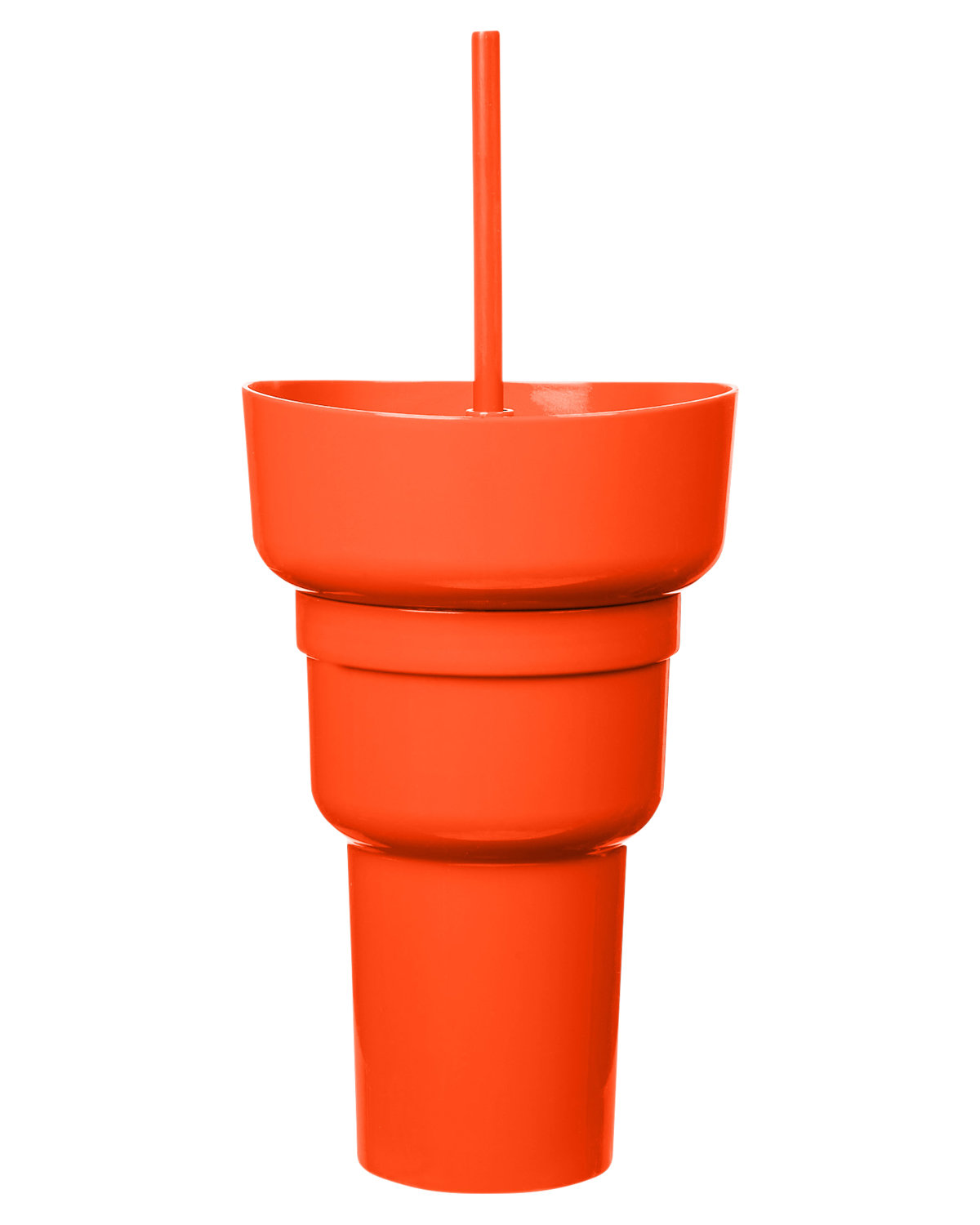 1L Recycled PP Stadium Tumbler with Snack Bowl