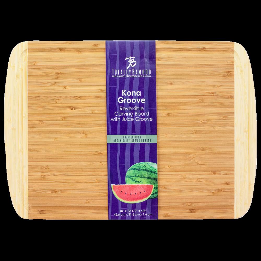Kona Groove 18" X 12-1/2" Bamboo Cutting Board