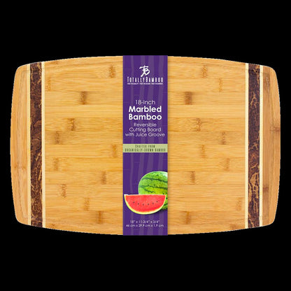 Marbled Look Bamboo Cutting Board