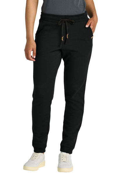 Front View of MtoriteBlk tentree Women's Bamone Sweatpant TTCW5647  - S