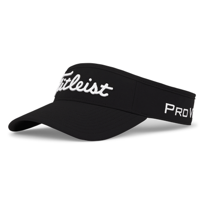 Black White Titleist Tour Performance Visor