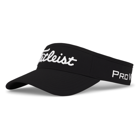 Black White Titleist Tour Performance Visor