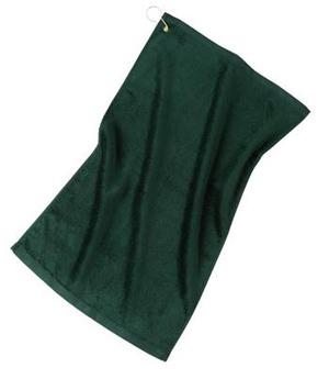 Black Port Authority Grommeted Golf Towel. TW51