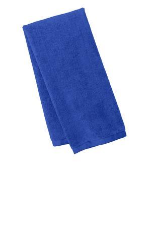 Black Port Authority Microfiber Golf Towel. TW540