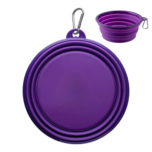 Large Collapsible Silicone Pet Bowl
