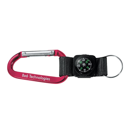 Busbee Carabiner with Compass
