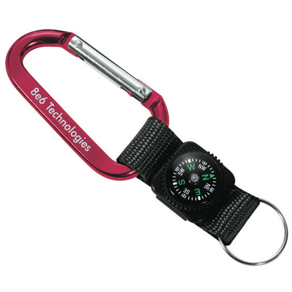 Busbee Carabiner with Compass