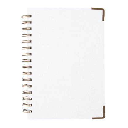 Good Value™ Woven Paper Hardback With Metal Accents Notebook