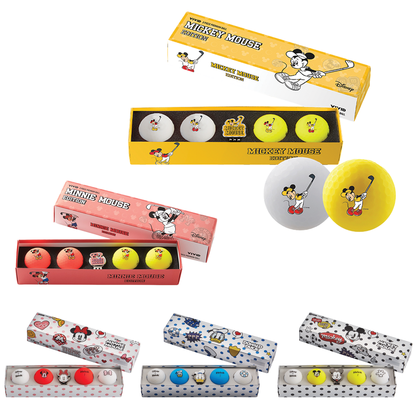 Assorted Volvik Vivid Disney Gift Set