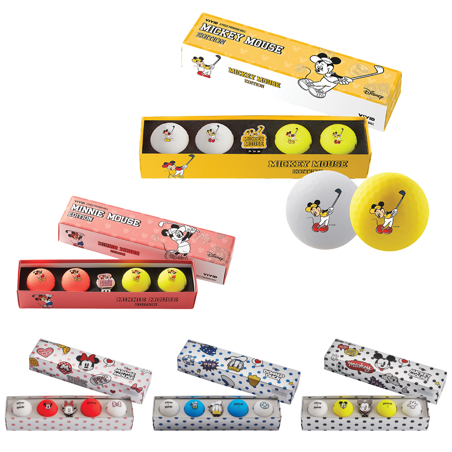 Assorted Volvik Vivid Disney Gift Set