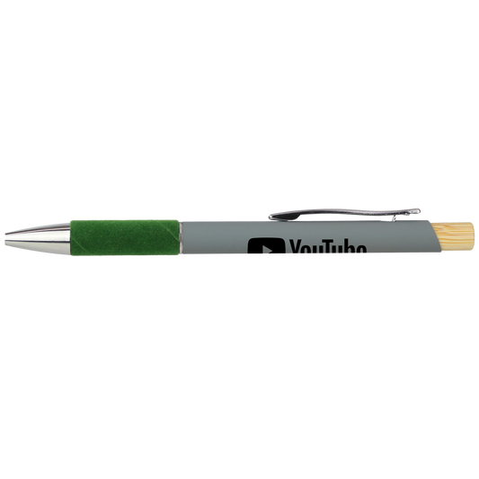 Recycled Aluminum Pen Featuring a Velvet Grip