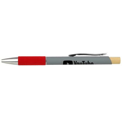 Recycled Aluminum Pen Featuring a Velvet Grip