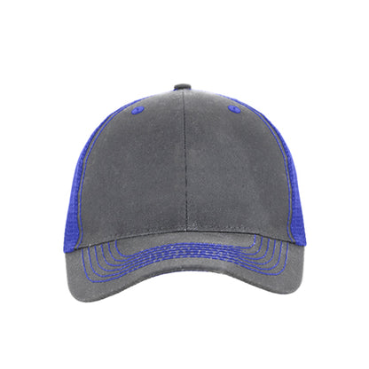 Color Accent Mesh Snapback Cap