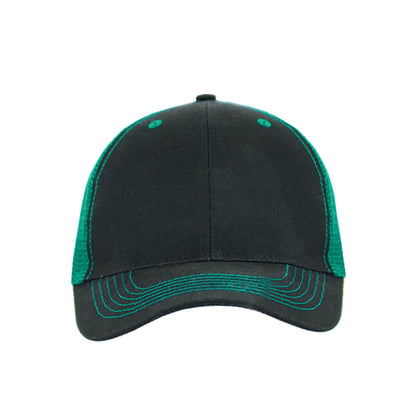 Color Accent Mesh Snapback Cap