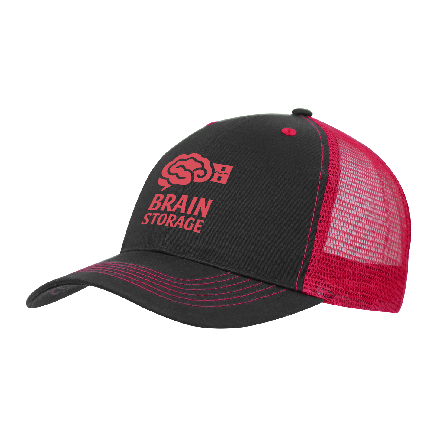 Color Accent Mesh Snapback Cap