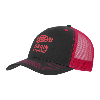 Color Accent Mesh Snapback Cap