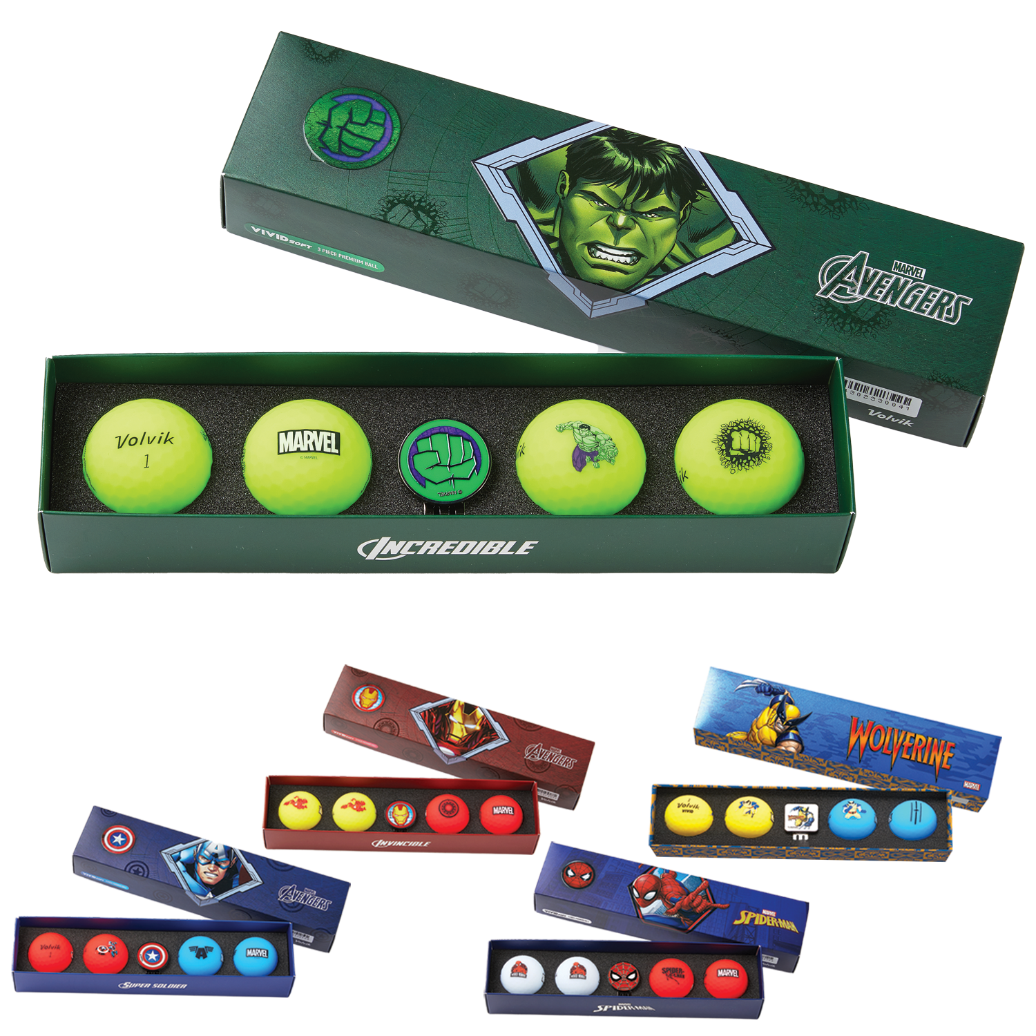 Assorted Volvik Vivid Marvel Avengers Gift Set