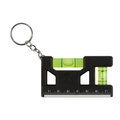 Hank 3" Level / Ruler Keyring