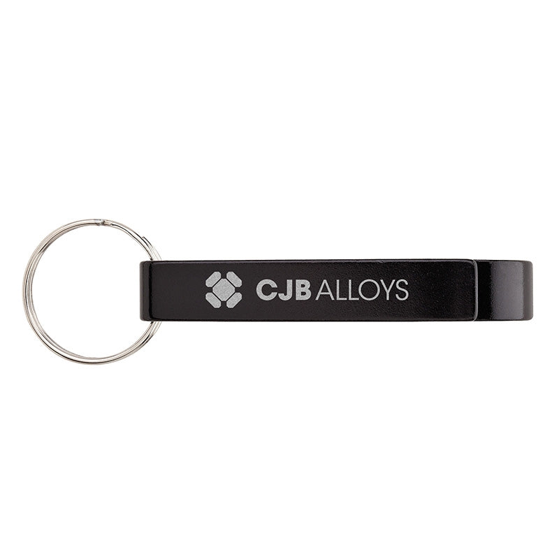 Black Norris Bottle Opener Keyring