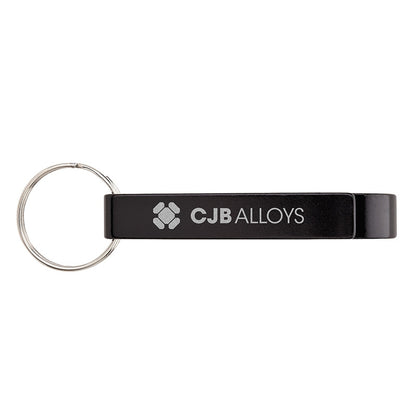 Black Norris Bottle Opener Keyring